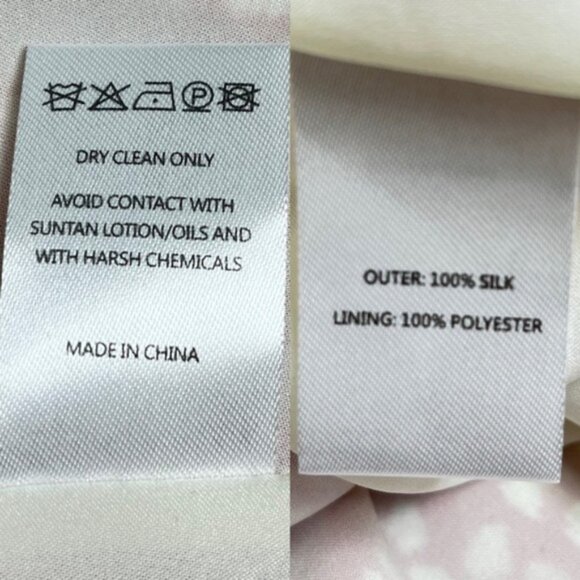 NWT SALONI Agnes Colorblock Midi Silk Dress Women Size 10 - Picture 9 of 13